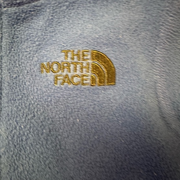 EUC North Face Fleece Jacket, Size 3-6 months. Blue - Picture 7 of 8